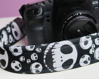 JacK Skellington Digital SLR Camera Strap Handmade