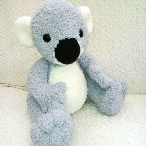 Kimmy the Koala pdf knitting pattern download written in ENGLISH