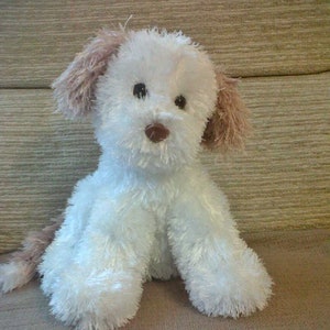 Puppy Dog pdf knitting pattern download - knitted flat - written in ENGLISH