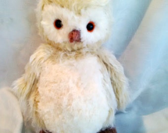 Oakley the Owl pdf knitting pattern download - knitted flat - written in ENGLISH