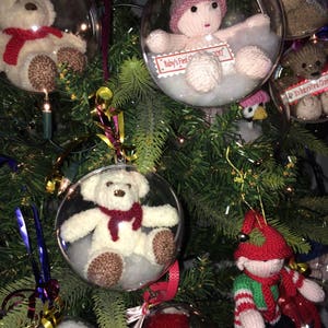 Christmas Tree Decorations and Keepsakes PDF knitting pattern Download - knitted flat - written in ENGLISH