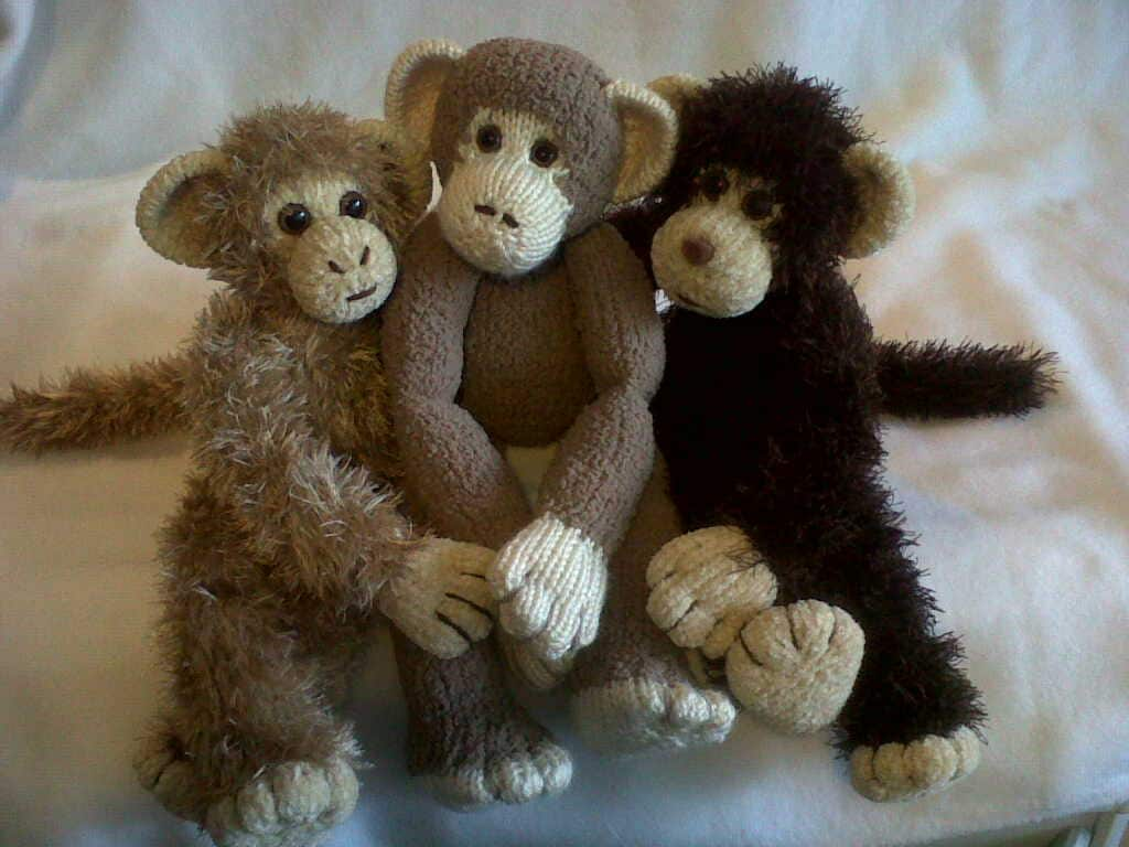 Cheeky Monkey Pdf Knitting Pattern Download Knitted Flat Written