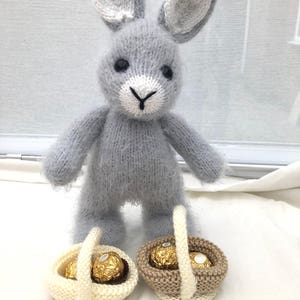 Elderberry Bunny PDF Knitting Pattern download knitted flat written in ENGLISH image 7