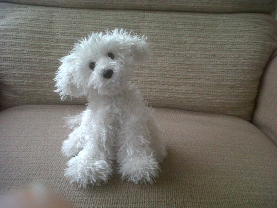 Buy Pocket Puppy Dog Pdf Knitting Pattern Download Knitted Flat