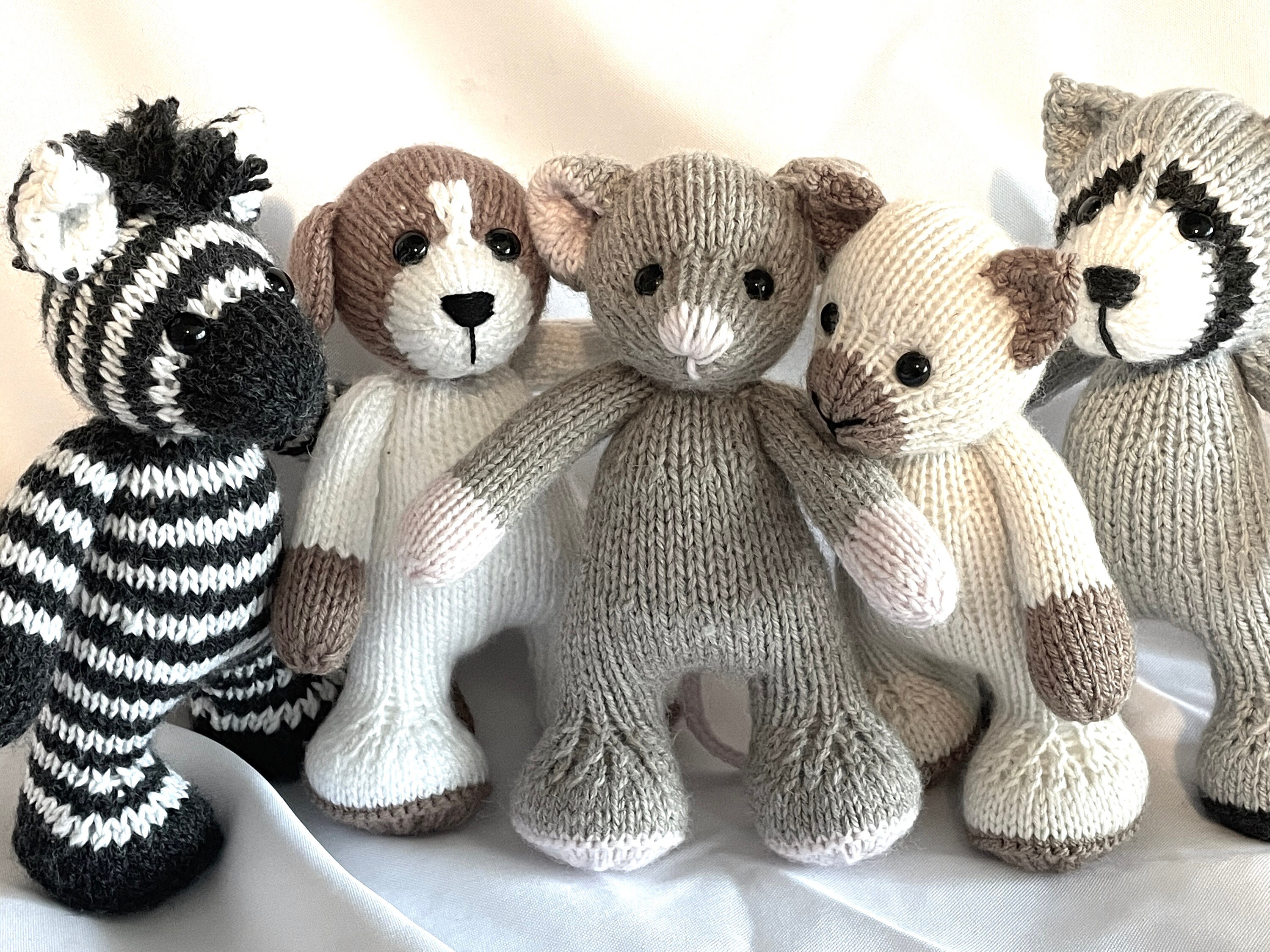 Knit Raccoon Pattern - Etsy Knit Raccoon Pattern - Etsy