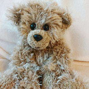 Lil&#39; Bear pdf Knitting pattern download - knitted flat - written in ENGLISH