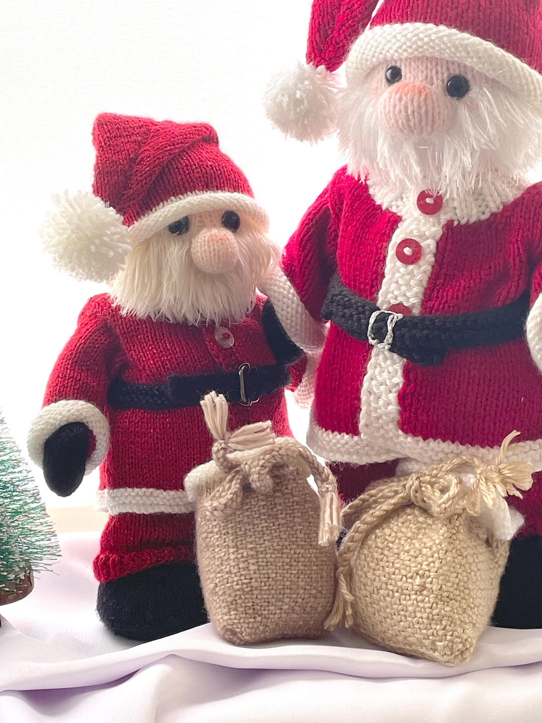 Santa Claus PDF Knitting Pattern Download - Knitted Flat - Written in ...