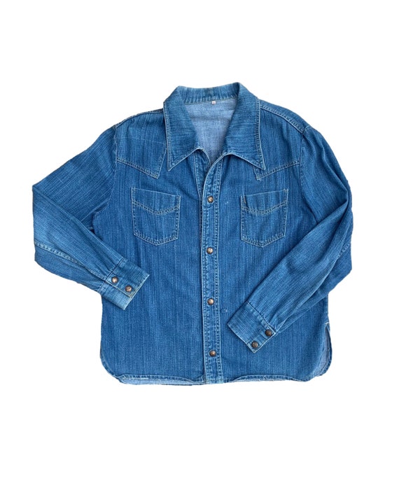 Vintage Denim Western Shirt