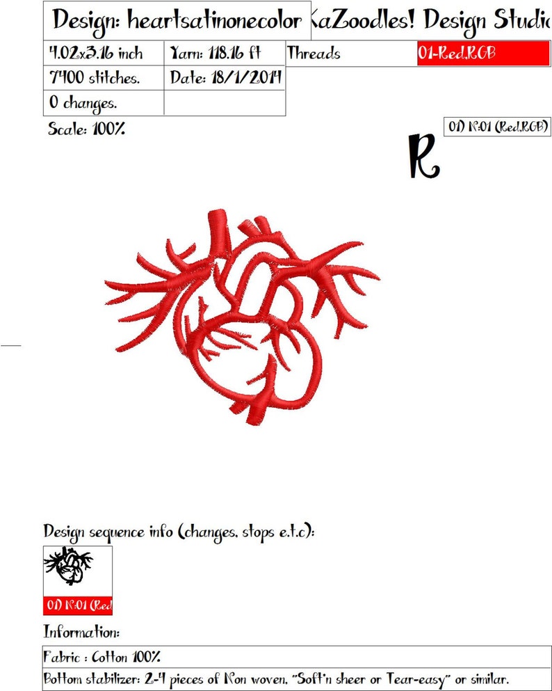 Anatomical heart image 1