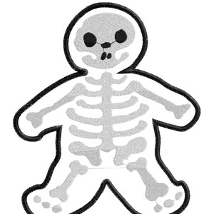 Skelly Gingy Applique Only