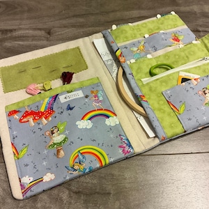 Cross stitch project folder / “Fairyland” / Embroidery case / Cross stitch organizer / Project organizer for English Paper Piecing