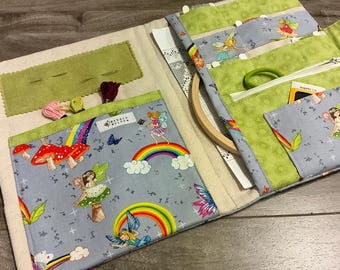 Fairyland Cross Stitch Project Folder: Embroidery Organizer