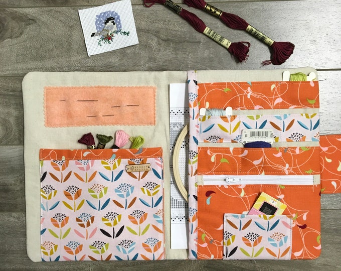 Cross Stitch Project Folder / Embroidery Case / Cross Stitch Etsy
