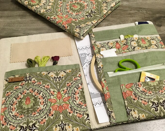 Cross Stitch Project Folder / Embroidery Case / Cross Stitch Organizer