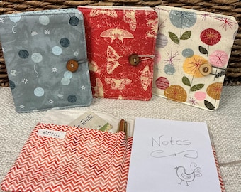 Capa para bloco de notas pequeno / com bloco de notas / Caderno de bolso