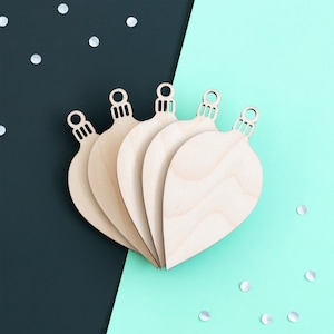 Wooden Christmas Oval Baubles, Christmas Tree Baubles, Gift Tags, Christmas Craft Blanks