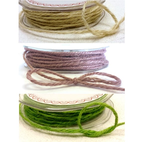 Jute String 3m Length Twine for Craft Projects and Hanging