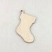 Stocking Tags, Christmas Gift Tags, Wood/acrylic Personalized Tags