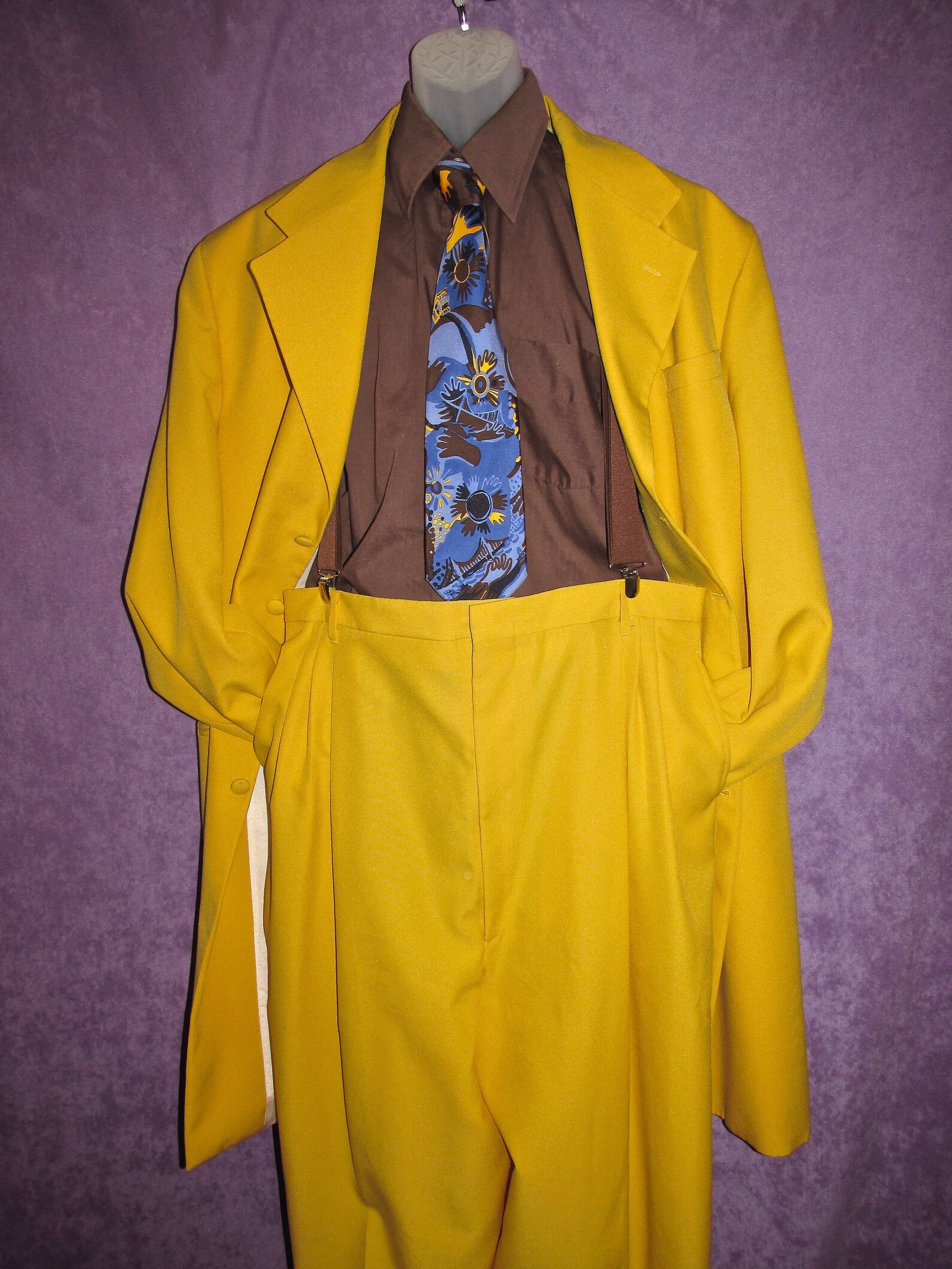 Gold Zoot Suit 50L by Suavecito Washable 20s 30s 40s Vintage Etsy