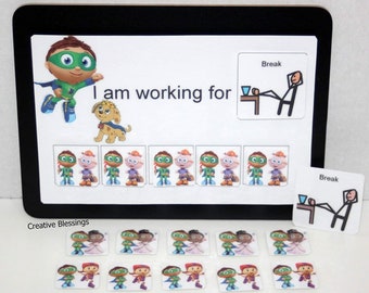 Handmade Token Boards: Autism, ADHD Behavior Reinforcer