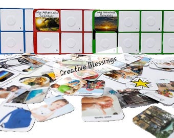 Real Photo Visual Schedule for Autism, Speech Delays – Daily Routine Charts & Photos