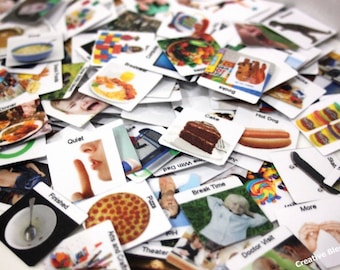 1.5"x 1.5" 150 "Real" Photo Pictures for Autism, Speech, ADHD, Communication, ABA, & Apraxia