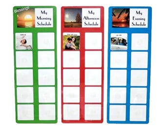 Daily Picture Schedule: 45 Real Photo Cards for Autism, Speech Delays