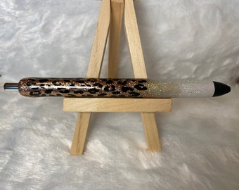 Cheetah print gel pen