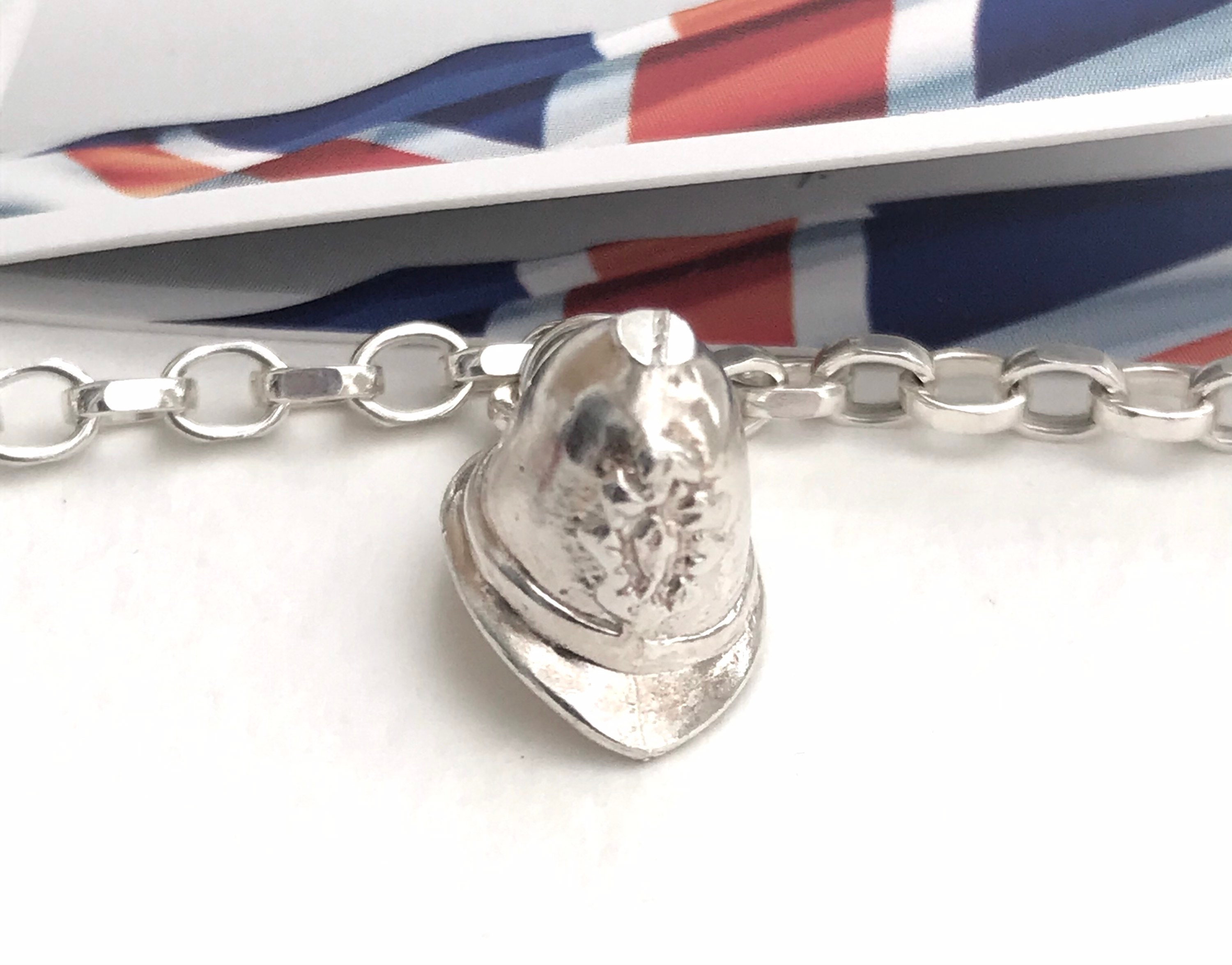 London Charm Bracelet, 925 Silver Bracelet, British Charm Bracelet