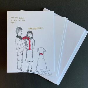 Conjunto de cartas amor à primeira vista