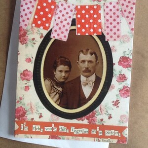 Perfeito Juntos Cartão Único Vintage Casal Romance