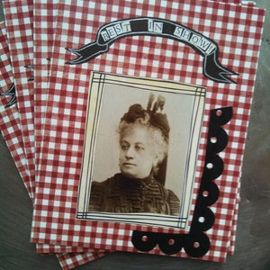 Juego de tarjetas con fotos antiguas con el mejor de la exposición