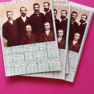 Primero corremos... Juego de tarjetas de notas VENTA