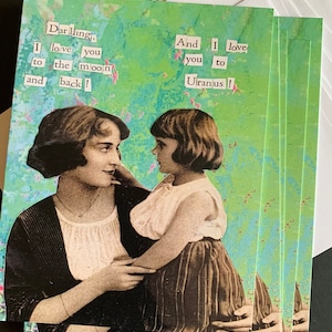 Set di biglietti "Ti amo fino a Urano"