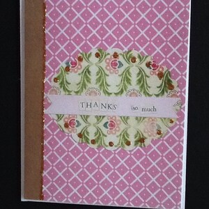 Zarte Pastell Thank You So viel Single Notecard