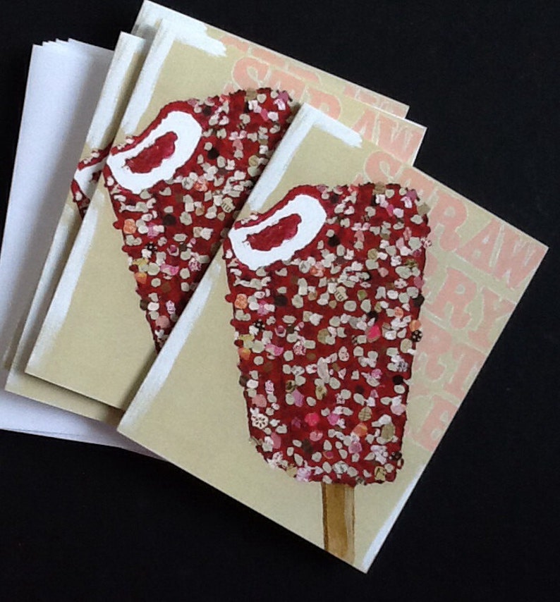 Strawberry Shortcake Collage Notecard Set