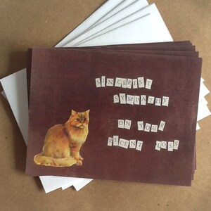 Sincères condoléances pour votre perte récente Jeu de cartes de sympathie pour animal de compagnie