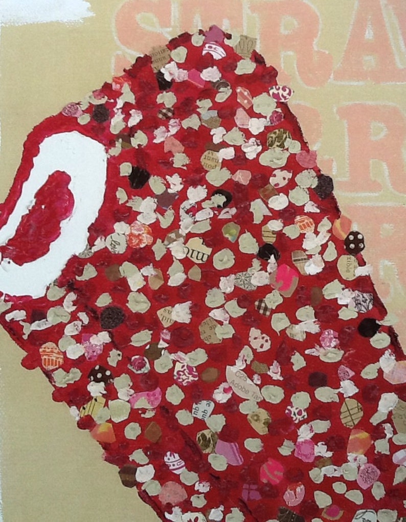 Strawberry Shortcake Collage Notecard Set