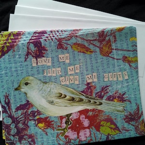 Love Me Feed Me Give Me Set di biglietti regalo