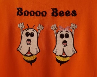 Halloween Boo Bees - Applique (Embroidery) Machine Embroidery Design