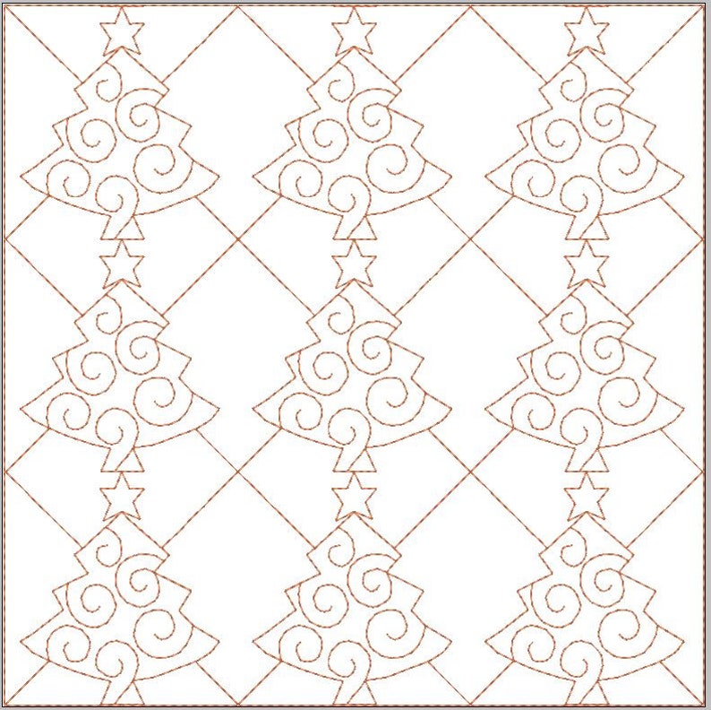 Decorative Fills Christmas - Fills for Babylock and Brother Embroidery ...