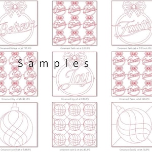 Decorative Fills Christmas Ornaments - files for Babylock and Brother Embroidery Machines and Software - PLF files