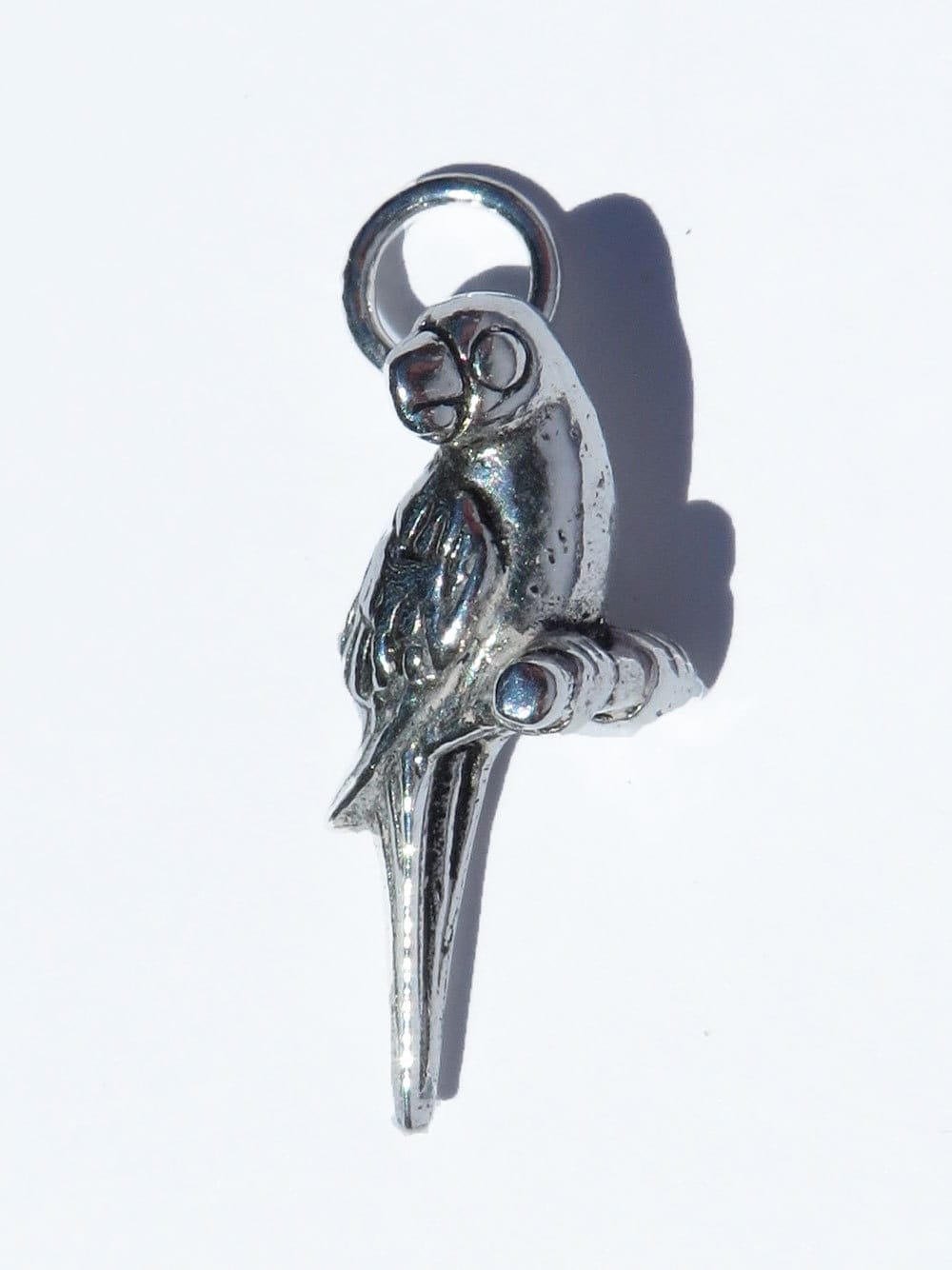 Pendant Bracelet Necklace Sterling Gift Bird Genuine 925 Silver Parrot Charm