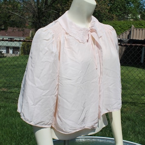Pale Pink Bed Jacket from Trousseaux by Terris