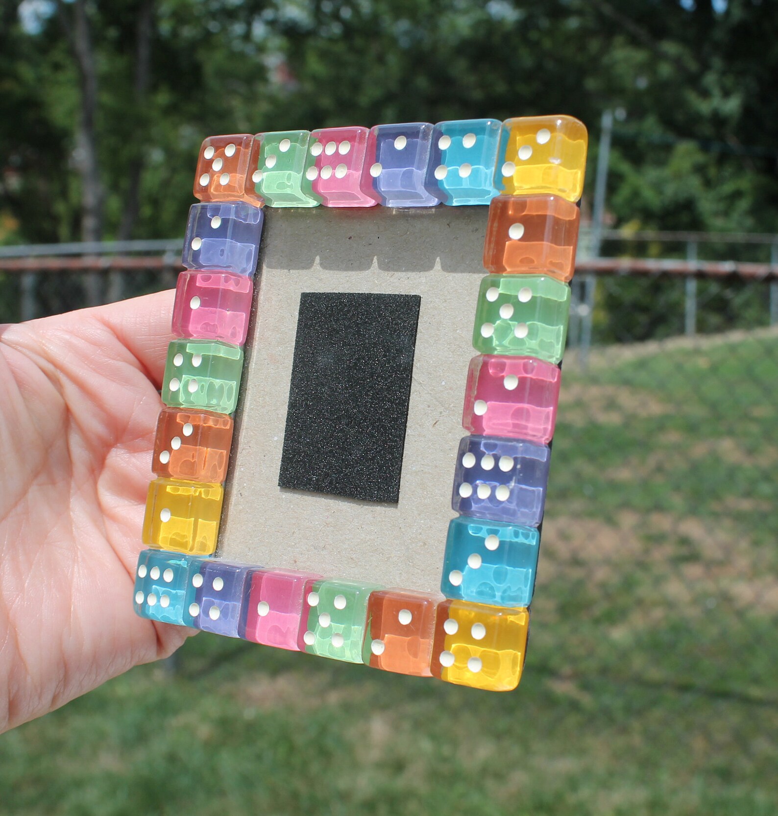Small Dice Easel Back Picture Frame Photo Frame Holds 2 1/2 Etsy