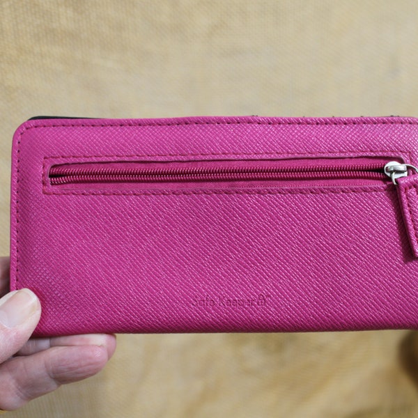 Pink Slim Wallet by Safekeeper - Ultra Slim Wallet / Credit Card Case