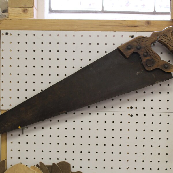 Vintage Disston Hand Saw