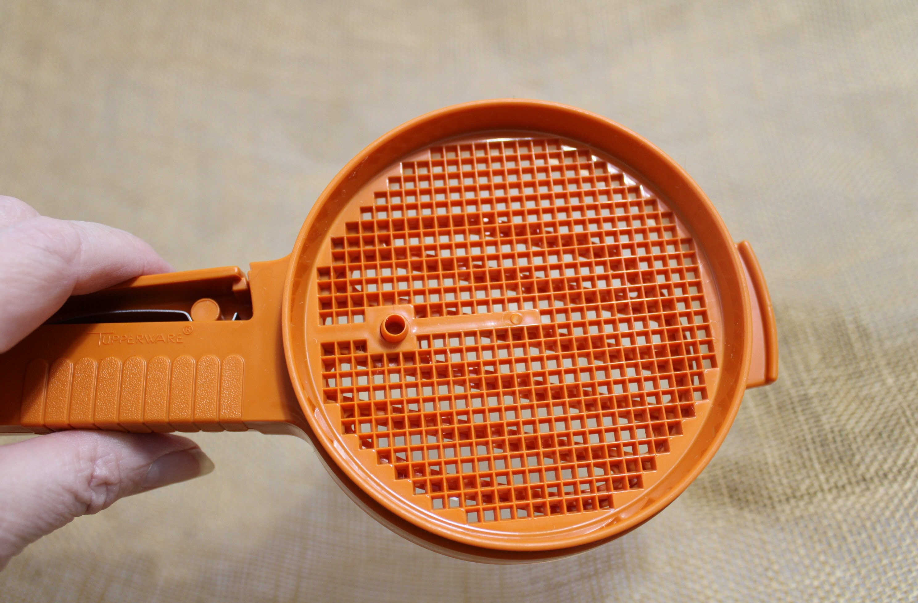 Sifter Top Container Single Tupperware Sifter With Container and Lid - Three Piece Orange ...