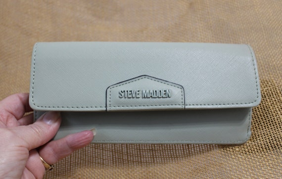 Green Faux Leather Envelope Style Wallet by Steve… - image 7