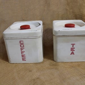 Set of Three Vintage Ceramic Canisters with a Fruit Design Made in Italy